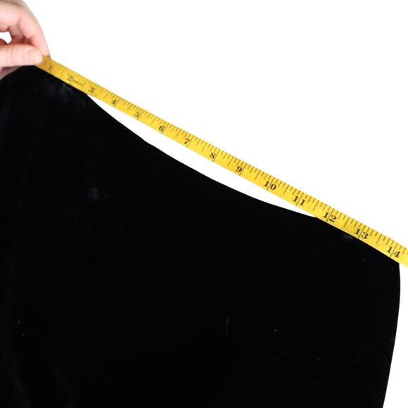 INC International Concepts Womens Vintage Silk Blend Velvet Mini Skirt Size 10 - Picture 7 of 9